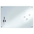 Zeller Glas-Magnettafel 60,0 x 40,0 cm weiß