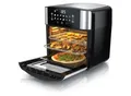 Arendo Heißluftfritteuse Multifunktionsofen 16L, Backofen Umluft, Grill, Dörrautomat, Air Fryer, 1800 W, XXL Fritteuse ohne Öl mit Zubehör für Pizza, Hähnchen, Pommes uvm.