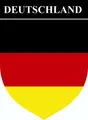 Hermann Schütz Aufkleber Wappen Deutschland 85x65mm
