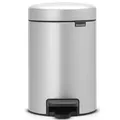 Kosmetikeimer Brabantia Tretmülleimer metallic grau 3 L mit Inneneimer aus Kunststoff 55113260
