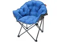 Skandika Campingstuhl Moonchair Premium XL, Gepolsterter, bequemer Klappsessel mit Lehne, Faltstuhl, Gartenstuhl, Tragetasche, bis 150kg, Indoor/Outdoor, Balkon
