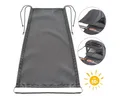 Zamboo Kinderwagen-Sonnenschutzhülle Universal - Grau, Sonnensegel für Kinderwagen Sonnenschutz - Sonnenverdeck Babywanne