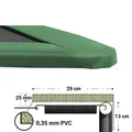 Salta Trampolin Randabdeckung Rechteck 214x305 cm Grün Federabdeckung