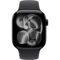 Watch Series 11, Smartwatch schwarz (glänzend), Aluminium, 42 mm, Sportarmband schwarz M/L