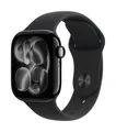 Apple Watch 11 42mm GPS Alu M/L Sportarmband diamantschwarz/sch