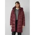 s.Oliver Wintermantel Outdoor-Mantel Steppmantel mit Stehkragen und Kapuze rot L (40)