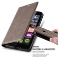 Cadorabo Handyhülle für Nokia Lumia 640 Hülle Nokia Lumia 640, Hülle Schutzhülle mit Standfunktion, Magnetverschluss und Kartenfach