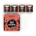 Scharf, scharf - noch schärfer Gewürzset | mit Cayenne Pfeffer gemahlen, Chili Chipotle Pulver, Birds Eye Chili ganz & Habanero Chili Pulver | vom Achterhof