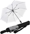 iX-brella XXL 124cm Fiberglas Golf-Taschenschirm mit Automatik - white