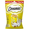 Dreamies Klassiker Katzensnacks mit Käse Mega Pack – Katzenleckerli mit knuspriger Textur und cremiger Füllung – 2 x 180g