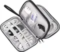 Kabeltasche Organizer, Doppellagige Kabel Organizer Tasche, Kabel Tasche mit