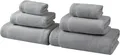 Handtuch Set OTTO HOME "Fenya, flauschig und weich, Premium Handtücher, 550 gr/m²", grau (hellgrau), 6 Stk., Walkfrottier