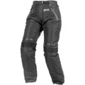 gms Motorradhose GMS Highway 3 wasserdichte Damen Motorrad Textilhose Knieprotektoren enthalten,herausnehmbares Innenfutter,wasserdicht schwarz XS
