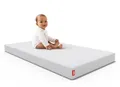 Bodyguard bett1 SuperBreeze Kindermatratze 80x160 cm für Neugeborene, Babys und Kleinkinder (Liegefläche bei 60 °C waschbar, rundum verstärkte Trittkante, Belüftungskanäle, QXSchaum, Oeko Tex 100)