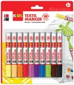 1 bis 40x Marabu KiDS Textilmarker, 10 x 3 ml, 10er Blister - SPARE BIS ZU 53%