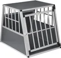 EUGAD Hundetransportbox ,für große Hunde, 85 x 65 x 69cm, Grau