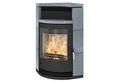 Fireplace Kaminofen Fireplace Lyon Kaminofen Stahl Schwarz Speckstein, 8 kW, Kaminofen