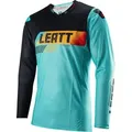 Leatt 5.5 Ultraweld Contrast Motocross Jersey, schwarz-blau, Größe XL für Männer