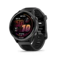 Garmin Unisex Forerunner 570-47 mm GPS-Uhr, schwarz-schiefergrau Aluminium, 47mm