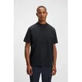 BOSS GREEN T-Shirt Tee Collar Zone mit Logo am Ausschnitt blau L (50)