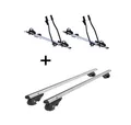 2x Fahrradträger SAGITTAR+Relingträger VDP004 XL für für Opel Antara ab 06