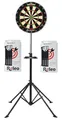 Dart Set Dartscheibe Winmau Blade 6 + Dartständer + 2 Satz Steeldartpfeile