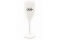 KOZIOL Sektglas Sektglas Cheers LOVE YOU TO THE MOON weiß 100ml, thermoplastischer Kunststoff