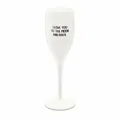 Koziol Superglas Cheers No. 1 Love You To The Moon Sektglas Cotton White 100 ml