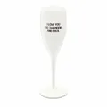 Koziol Superglas Cheers No. 1 Love You To The Moon Sektglas Cotton White 100 ml