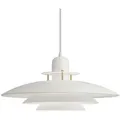 Belid Hängeleuchte Primus I, Weiß, Metall, rund,rund, 150 cm, Handmade in Europe, Europäischer Sicherheitsstandard, Schutzklasse II (Schutzisoliert), Lampen & Leuchten, Innenbeleuchtung, Leuchten nach Räumen, Esstischlampen