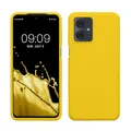 kwmobile Handyhülle für Motorola Moto G54 5G Hülle - Case Silikon - Kabelloses Laden - Schutzhülle Cover in Strahlend Gelb