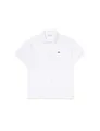 Lacoste Herren Polo-Shirt Kurzarm L1212, Männer Polo-Hemd,2 Knopf,Regular Fit,Weiß,6