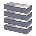 VEVOR 4 x Unterbettkommode Unterbettbehälter 996x500x180mm 90L Stapelbar