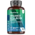 Veganes Kollagen - Mit Hyaluron, Zink, MSM, Vitamin C & E - Vitamin C trägt zur normalen Kollagenbildung für die normale Funktion der Haut bei (EFSA) - 2 Monate Vorrat - Kollagen Kapseln - WeightWorld