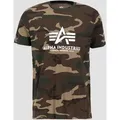 Alpha Industries Basic Camo T-Shirt, mehrfarbig, Größe XS für Männer