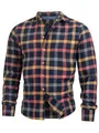 Indicode Herren Riverside Hemd kariert mit Button-Down-Kragen | Herrenhemd Männerhemd Navy Mix XL