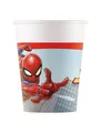 Globos - Paper Cups Spider-Man Crime Fighter 8 pcs.