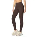 Merry Style Leggings Damen Hosen aus Baumwolle MS10-198 (1-tlg) elastischer Bund, eng braun 4XL