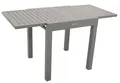Balkontisch Gartentisch Ausziehtisch Bistrotisch TIRANA 140x70cm Alu silber