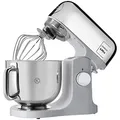 Kenwood kMix Editions KMX760CH Küchenmaschine, 5 l Edelstahl Schüssel, Safe-Use-Sicherheitssystem, Metallgehäuse, 1000 Watt, inkl. 3-Teiligem Patisserie-Set und Spritzschutz, Chrom
