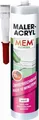 MEM Maleracryl Farbe Malerzubehör 300 ml Weiß langlebig für kreative Gestaltung