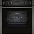 Neff Einbau-Backofen 71 Liter mit Hydrolyse - graphite Einbaugerät, EEK , Versenkknebel, 7 Heizarten, U