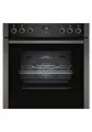 NEFF E1ACE2AG3, N50, Einbau-Herd, Made in Germany, LCD-Display, 3D Heißluft, CircoTherm, Soft Close und Soft Opening, Easy Clean, Kindersicherung, Schnellaufheizung, 60 x 60 cm, Graphite-Grey