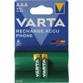Varta Recharge Accu Phone (2 Stk., AAA, 800 mAh) (VT58398101402)