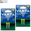 4 Varta Recharge Accu Phone Batterien Aaa Lr03 800Mah Nimh 2Bl Hr03 1.2V NEW