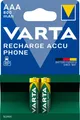 Varta Akku Recharge Accu Dect Telefon Micro AAA NiMH 800mAh (2er Blister)