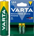 VARTA® AAA (Micro)/HR03 (58398) Akku - 800 mAh, 2 Stk. im Blister, (NiMH), 1,2 V