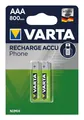 Varta Akku Micro 1,2V AAA Nickel-Hydrid 800mAh HR03 1zell Ø10,5mm - 58398