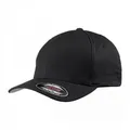 Flexfit Flex Cap Wooly Combed Cap Baseballkappe schwarz schwarz S/M