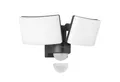 Oktaplex lighting LED Außen-Wandleuchte Cali Dos LED Strahler mit Bewegungsmelder 10m / 240 Grad IP65, Drehbar, Schwenkbar, Bewegungsmelder, Timerfunktion, inklusive Leuchtmittel, warmweiß, 3000K 3200lm Außenleuchte 40W anthrazit